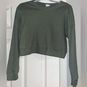 Crop Top Waffle Knit